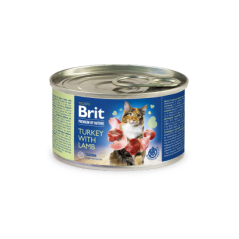 Brit Premium by Nature Cat Turkey with Lamb | Wet (Lata) 6 X 200 g