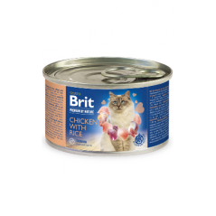 Brit Premium by Nature Cat Chicken with Rice | Wet (Lata) 200 g