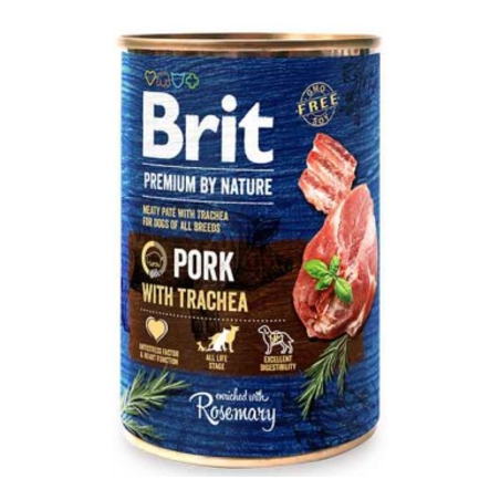 Brit Premium by Nature Dog Pork with Trachea | Wet (Lata) 400 g