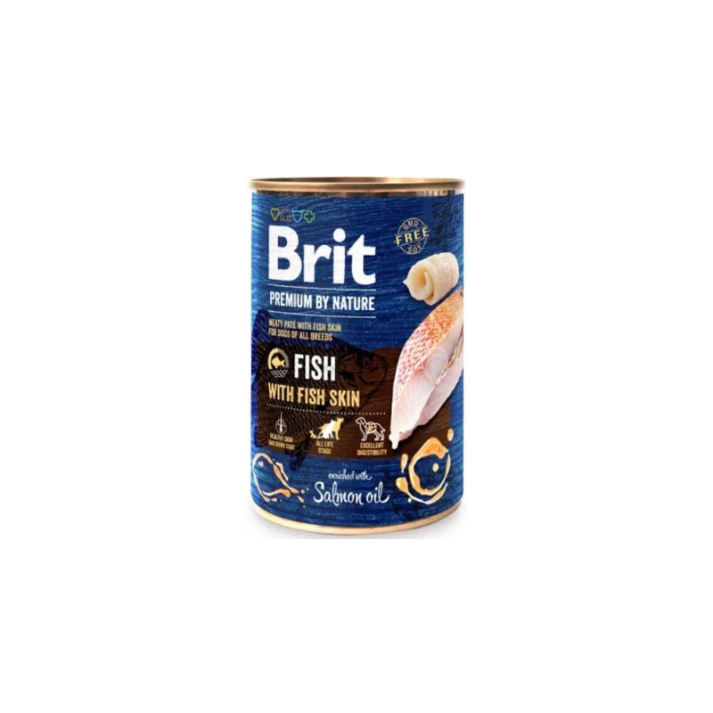 Brit Premium by Nature Dog Fish with Fish Skin | Wet (Lata) 400 g