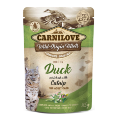 Carnilove Grain-Free Cat Duck with Catnip | Wet (Saqueta) 85 g