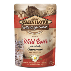 Carnilove Grain-Free Cat Wild Boar with Chamomile | Wet (Saqueta) 85 g