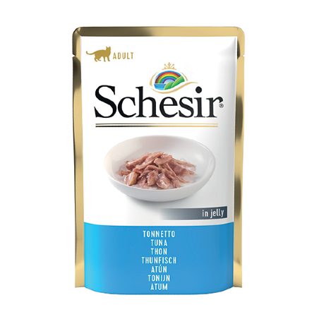 Schesir Cat Atum em Gelatina | Wet (Saqueta) 20 X 85 g