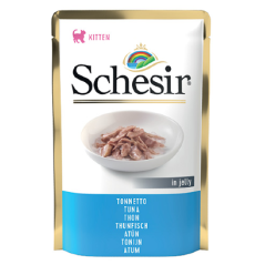 Schesir Kitten Atum em Gelatina | Wet (Saqueta) 20 X 85 g