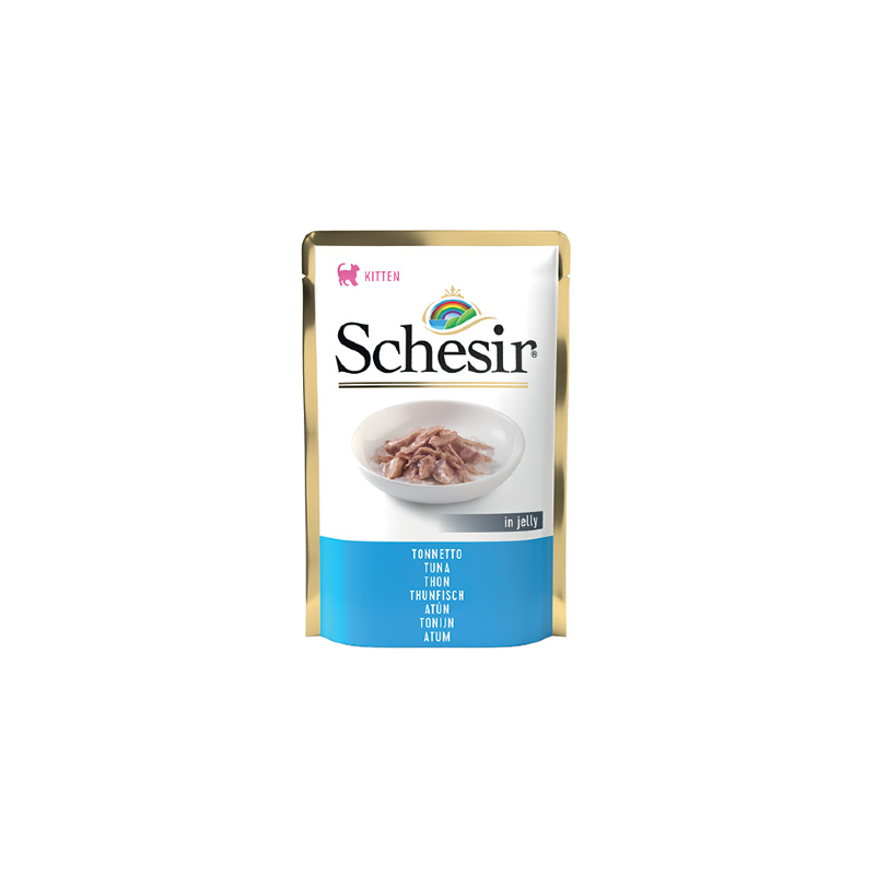 Schesir Kitten Atum em Gelatina | Wet (Saqueta) 20 X 85 g