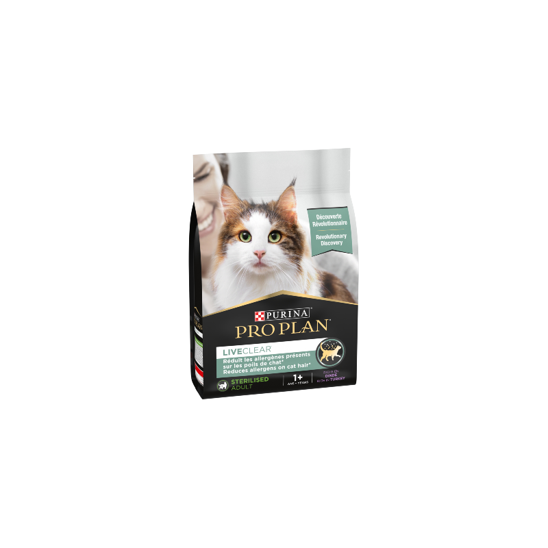 Pro Plan Cat Liveclear Sterilised Adult Turkey 1,4 kg