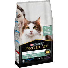 Pro Plan Cat Liveclear Sterilised Adult 7+ Turkey 1,4 kg