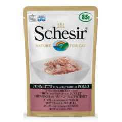 Schesir Cat Atum com Filete de Frango em Gelatina | Wet (Saqueta) 20 X 85 g