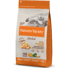 Natures Variety Cat Selected No Grain Sterilized Frango Campo 300 g