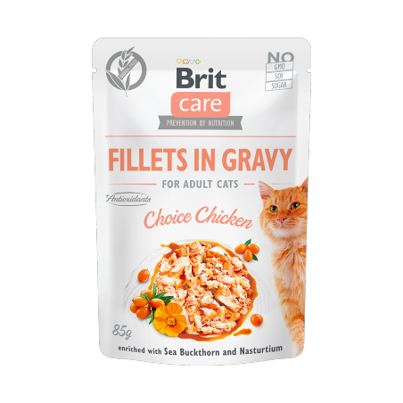 Brit Care Cat Choice Chicken in Gravy | Wet (Saqueta) 12 X 85 g