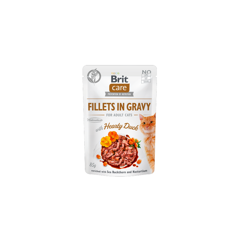 Brit Care Cat Hearty Duck in Gravy | Wet (Saqueta) 12 X 85 g