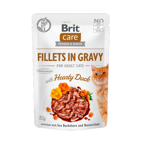 Brit Care Cat Hearty Duck in Gravy | Wet (Saqueta) 12 X 85 g