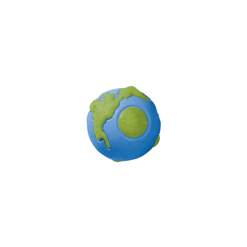 Planet Dog Orbee-Tuff Planet Ball Blue/Green L