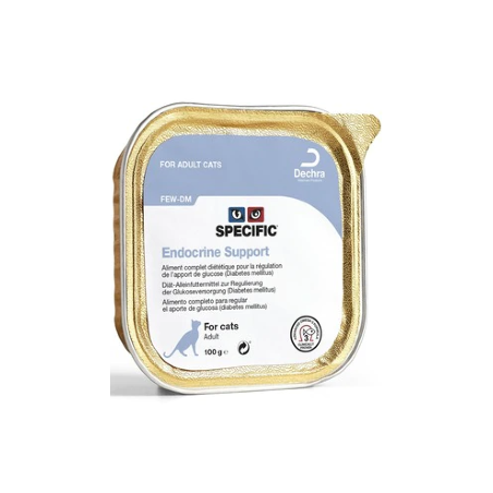 Specific Cat FEW-DM Endocrine Support | Wet (terrina) Cx c/ 7 terrinas 100 g