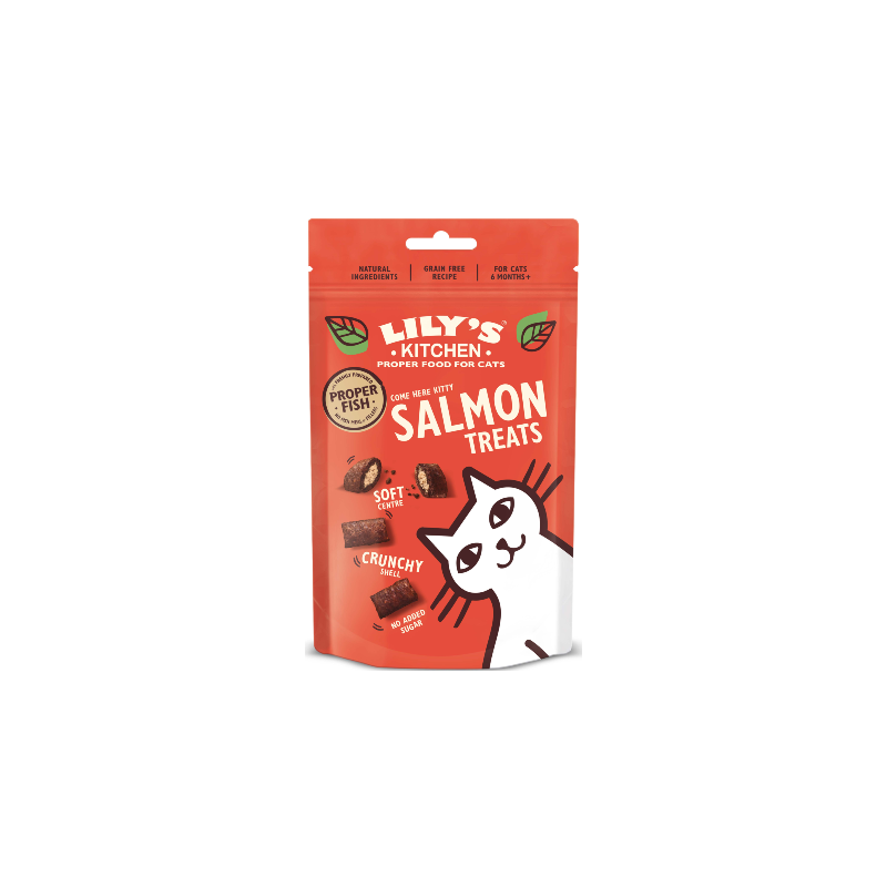 Lilys Kitchen Cat Adult Salmon Treats 60 g