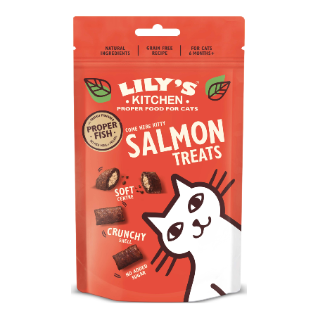 Lilys Kitchen Cat Adult Salmon Treats 60 g