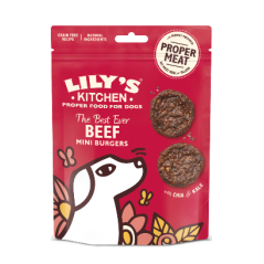 Lilys Kitchen Dog Treats Beef Mini Burgers 70 g