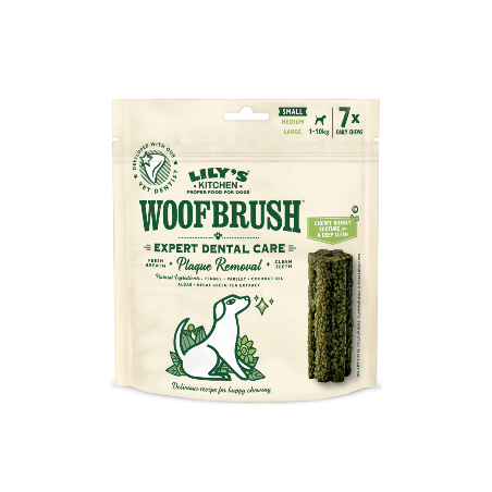 Lilys Kitchen Dog Woofbrush Small Dental sticks 7 sticks