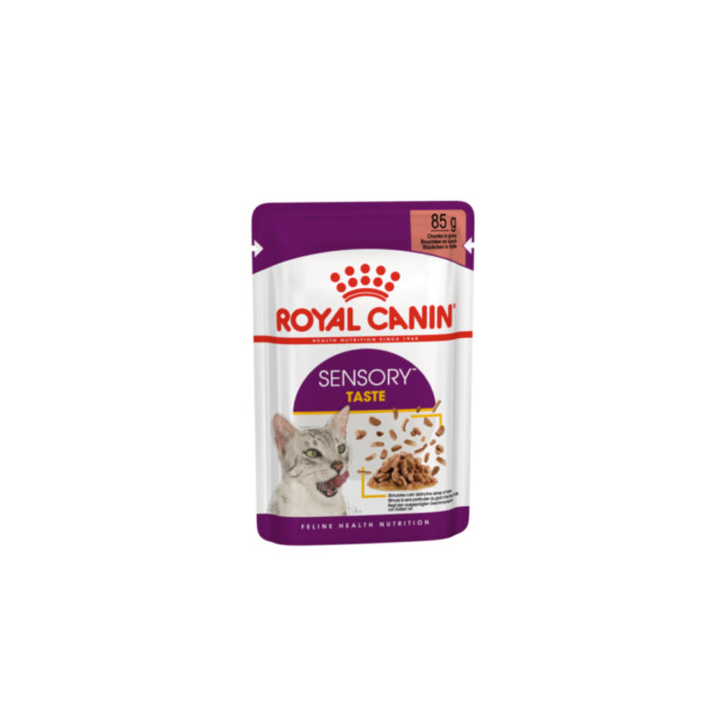 Royal Canin Cat Sensory Taste in Gravy | Wet (Saqueta) 12 X 85 g