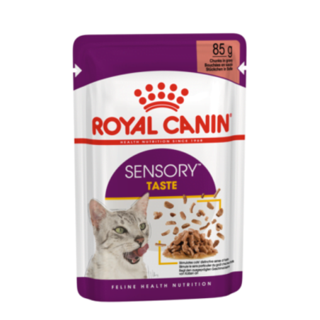 Royal Canin Cat Sensory Taste in Gravy | Wet (Saqueta) 12 X 85 g