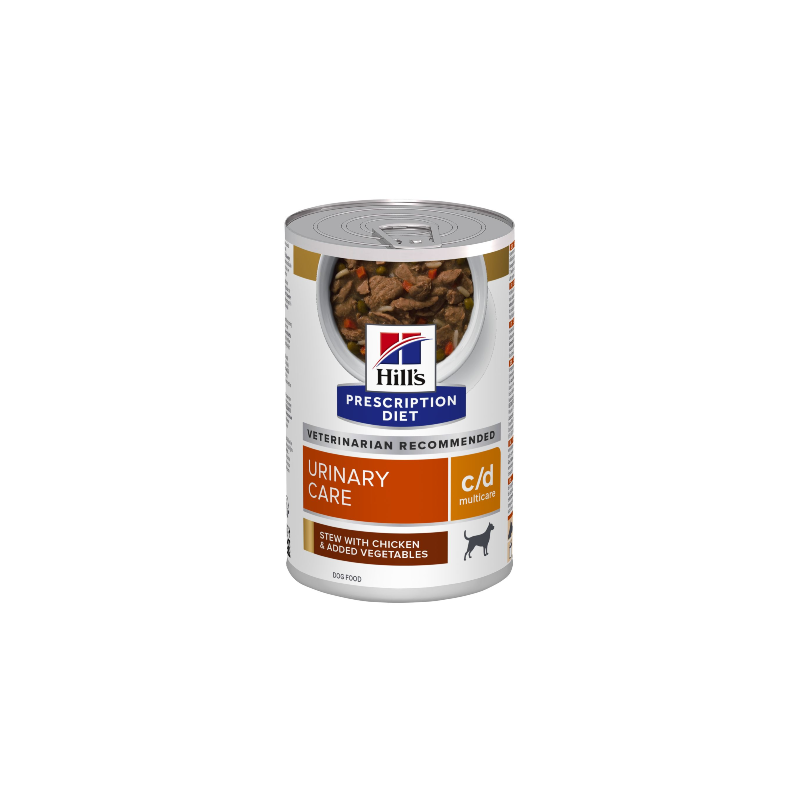 Hills Prescription Diet Canine c/d Multicare Stew with Chicken & Vegetables| Wet (Lata) 24 X 156 g