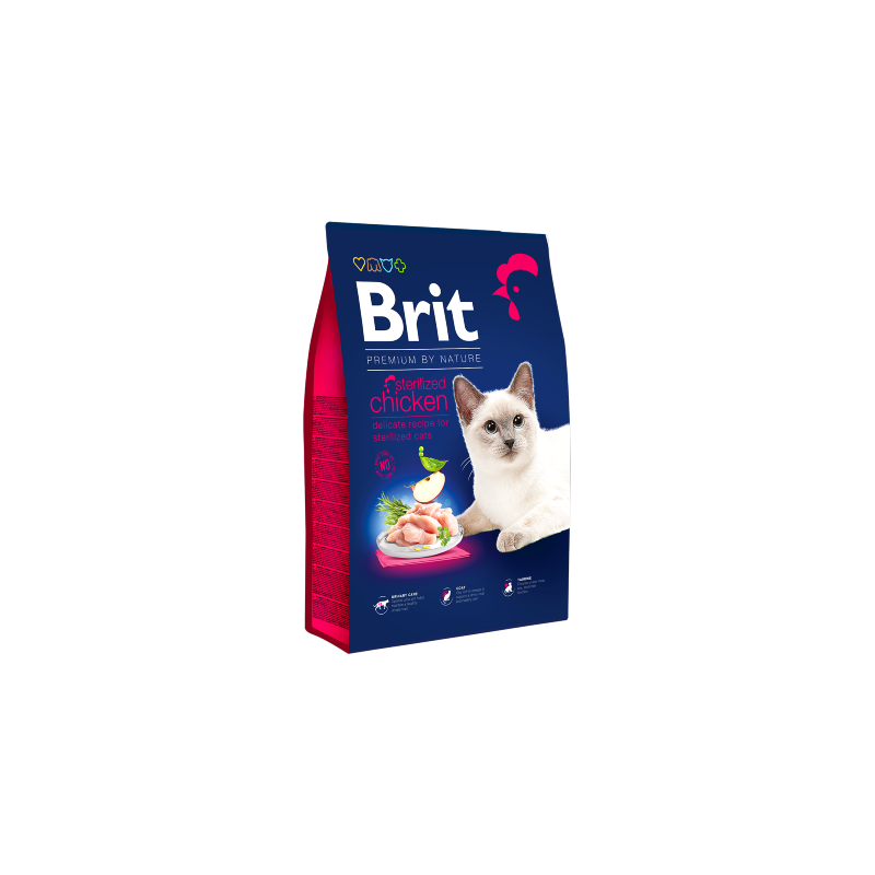 Brit Premium by Nature Cat Sterilized Chicken 800 g