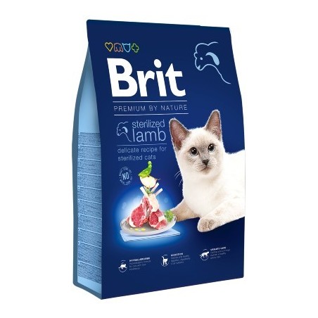 Brit Premium by Nature Cat Sterilized Lamb 8 kg