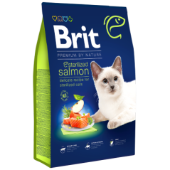 Brit Premium by Nature Cat Sterilized Salmon 8 kg