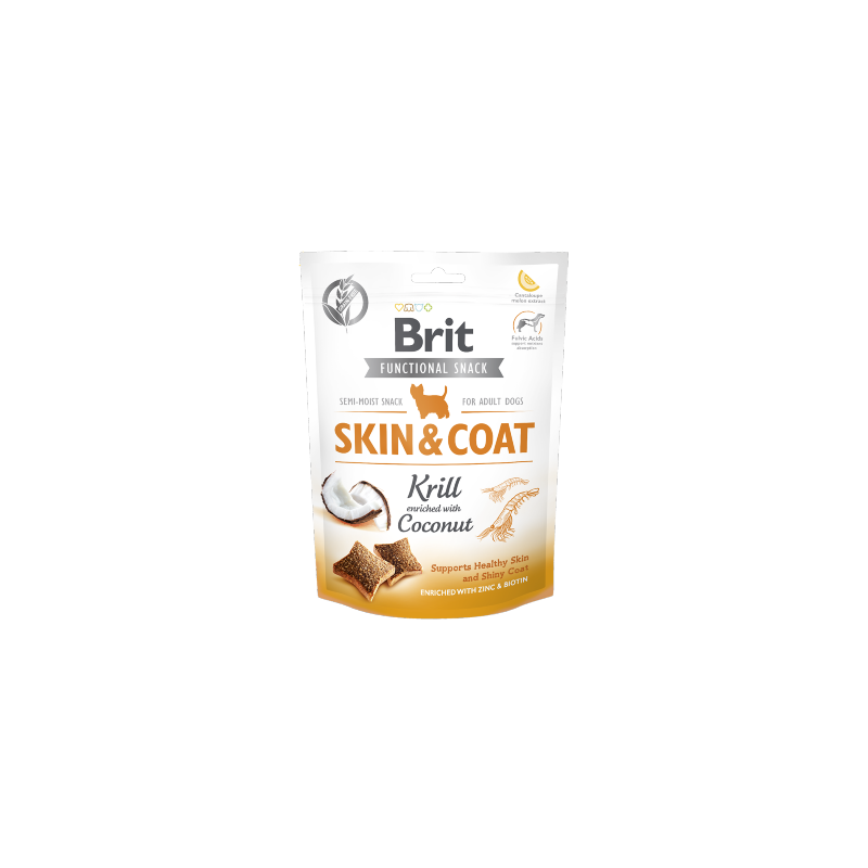 Brit Care Dog Functional Snack Skin&Coat Krill 150 g