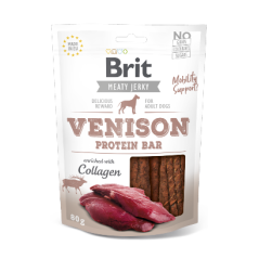 Brit Dog Meat Jerky Snack Venison Protein Bar 200 g