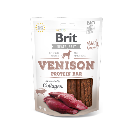 Brit Dog Meat Jerky Snack Venison Protein Bar 200 g