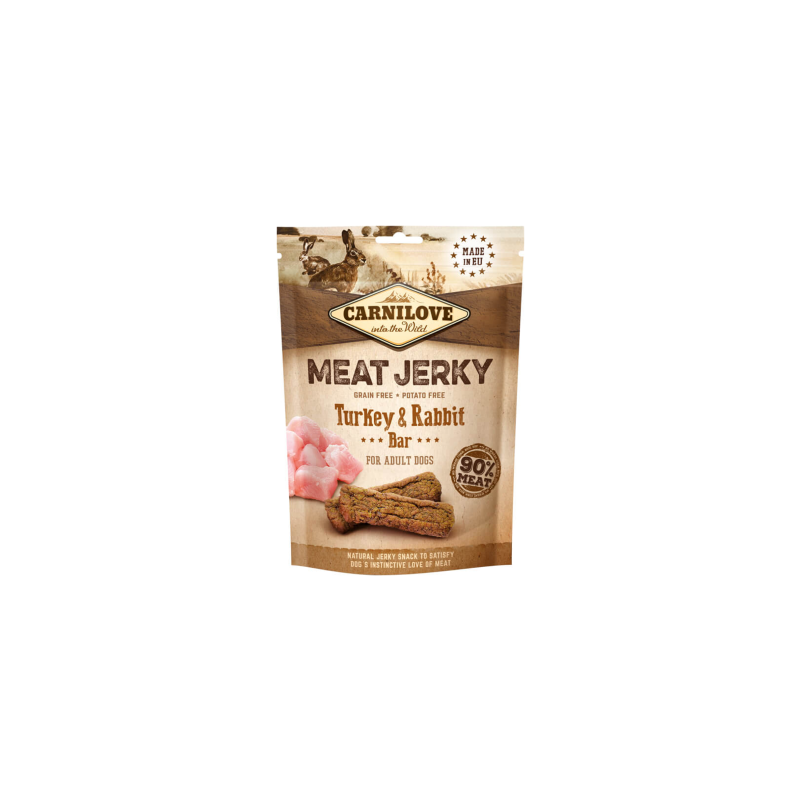 Carnilove Meat Jerky Turkey & Rabbit Bar 100 gr