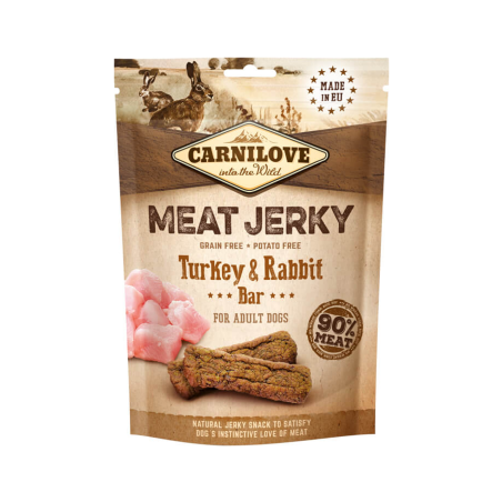 Carnilove Meat Jerky Turkey & Rabbit Bar 100 gr