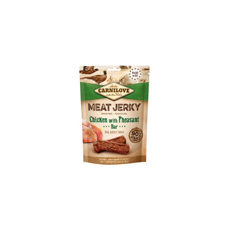 Carnilove Meat Jerky Chicken With Pheasant Bar 100 g