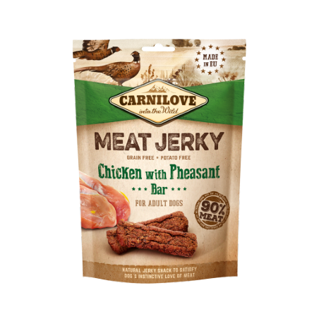 Carnilove Meat Jerky Chicken With Pheasant Bar 100 g