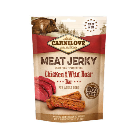 Carnilove Meat Jerky Chicken & Wild Boar Bar 100 g