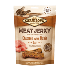 Carnilove Meat Jerky Chicken With Quail Bar 100 g