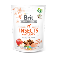 Brit Care Dog Crunchy Cracker Insects with Turkey and Apples 200 g