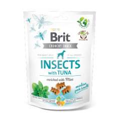 Brit Care Dog Crunchy Cracker Insects with Tuna Enriched with Mint 200 g