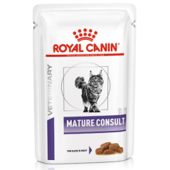 Royal Canin Vet Health Nutrition Mature Consult Feline | Wet (Saqueta) 12 X 85 g