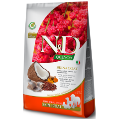 N&D Quinoa Dog Skin & Coat Herring & Coconut Adult All Breeds 2,5 kg