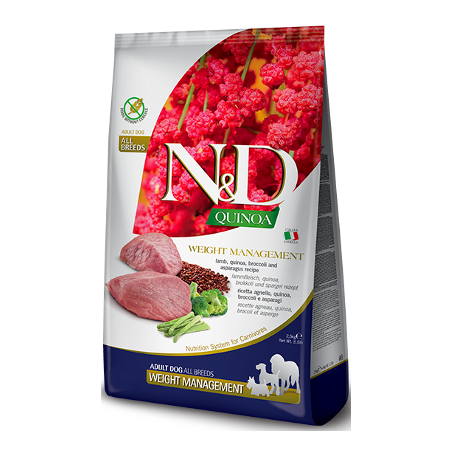 N&D Quinoa Dog Weight Management Lamb All Breeds 2,5 kg