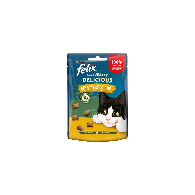 Felix Naturally Delicious Frango & Erva Gateira | Wet (Saqueta) 50 g