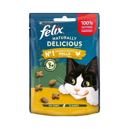 Felix Naturally Delicious Frango & Erva Gateira | Wet (Saqueta) 50 g