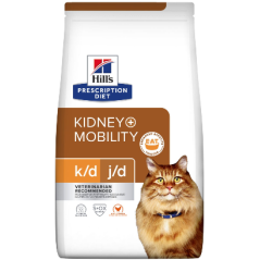 Hills Prescription Diet Feline Kidney + Mobility k/d J/d with Chicken 3 kg