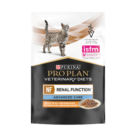 PPVD Feline NF - Renal Function Advanced Care Chicken | Wet (Saqueta) Caixa 10 Saquetas 85 g