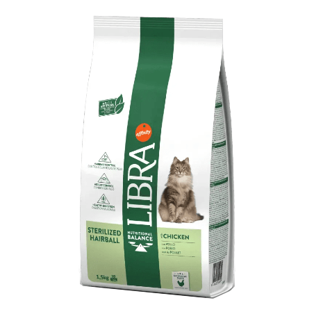 Libra Cat Sterilized Hairball 1,5 kg