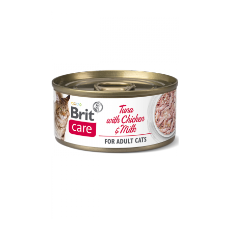 Brit Care Cat Tuna with Chicken and Milk | Wet (Lata) 6 X 70 g