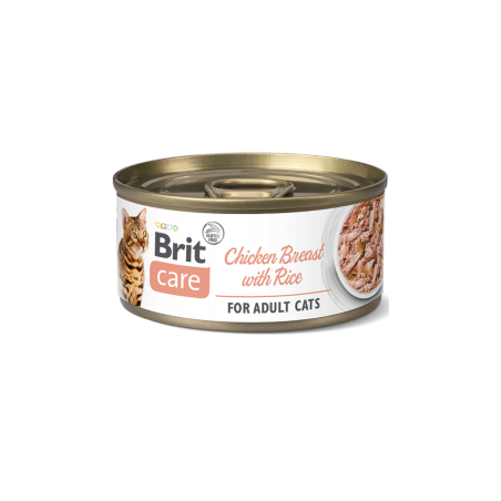 Brit Care Cat Chicken Breast With Rice | Wet (Lata) 6 X 70 g