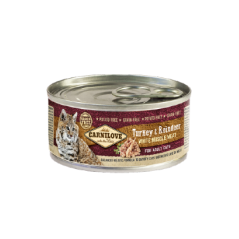 Carnilove Grain-Free Turkey & Reindeer for Adult Cats | Wet (Lata) 100 g